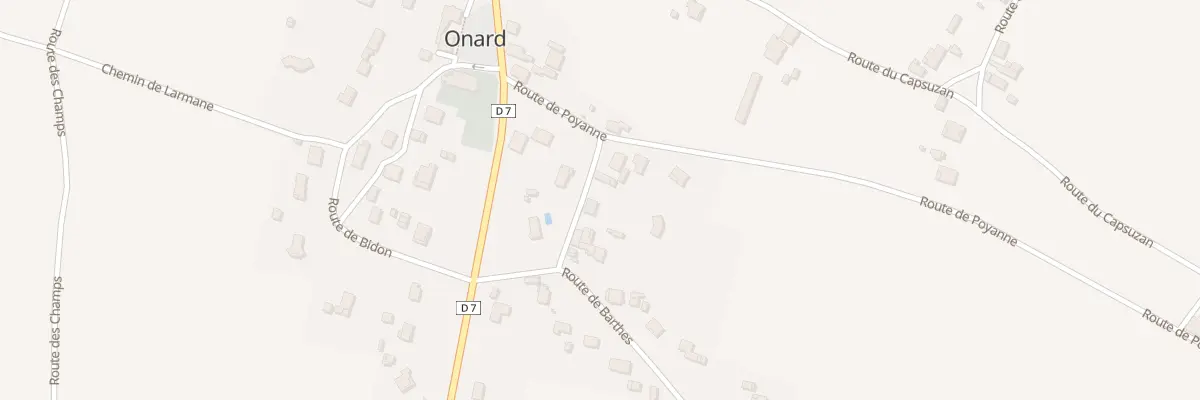 Plan du 59 Rte de Menauton à Onard