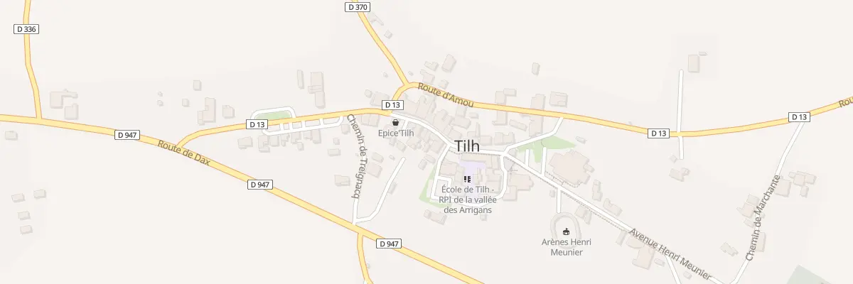Plan du 97 Av de la Poste à Tilh