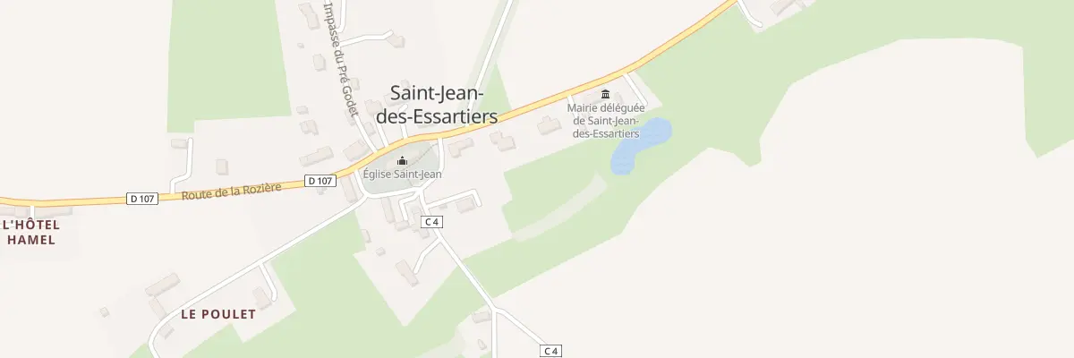 Plan du 77 Voie de la Morichese - St Jean à Val de Drôme