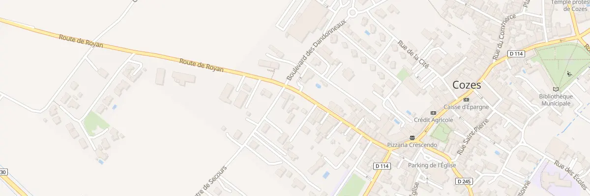 Plan du 21 Rte de Royan à Cozes