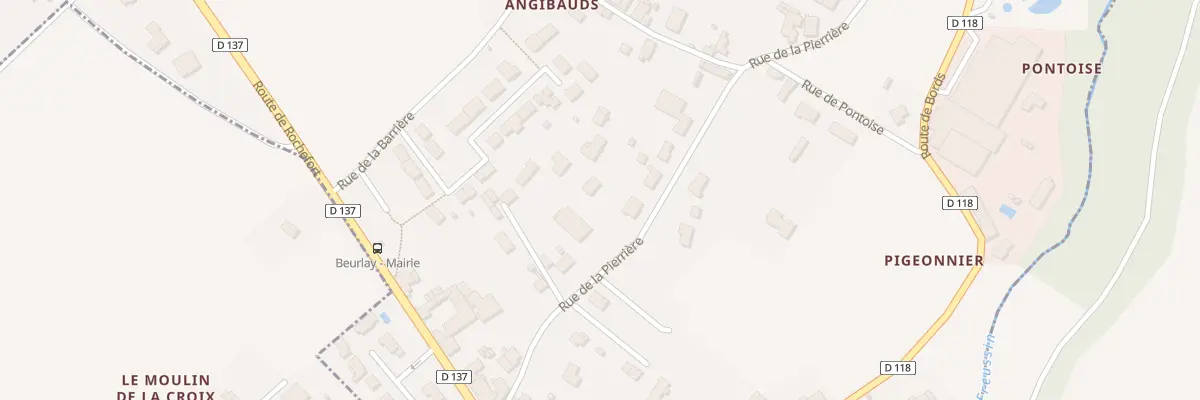 Plan du 15B Rue de la Pierrière à Beurlay