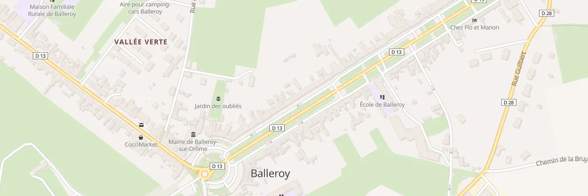 Plan du 24 Rue du Sapin (Balleroy) à Balleroy-sur-Drôme