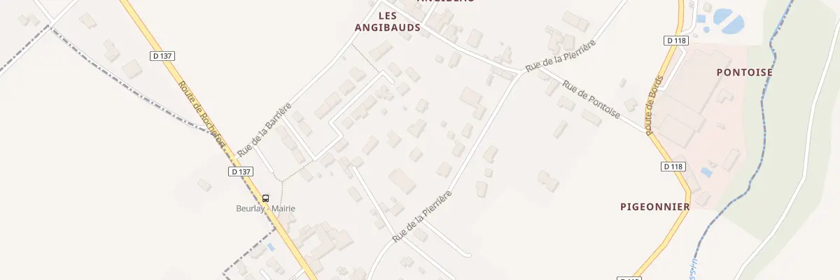 Plan du 17 Rue de la Pierrière à Beurlay