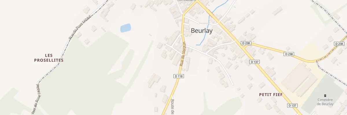 Plan du 6B Rue de l’Eglise à Beurlay