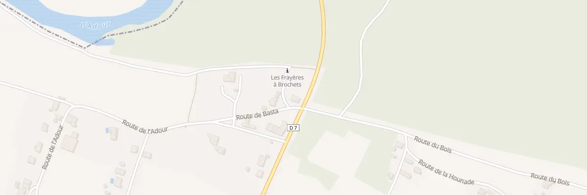 Plan du 4 Rte du Basta à Onard