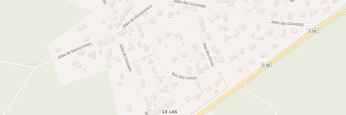 Plan du 201 Rue des Loriots à Saint-Jean-d’Illac