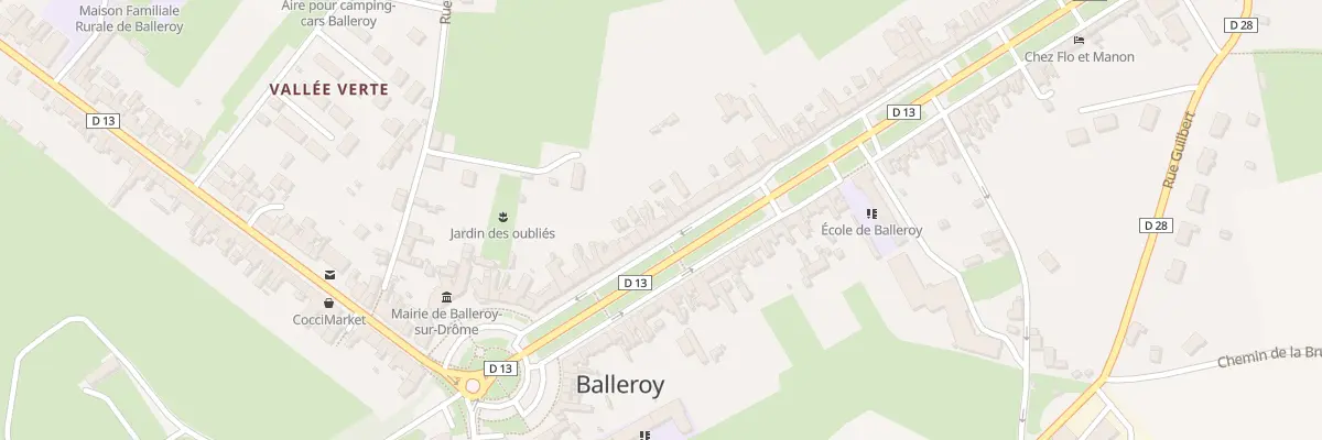 Plan du 22 Rue du Sapin (Balleroy) à Balleroy-sur-Drôme