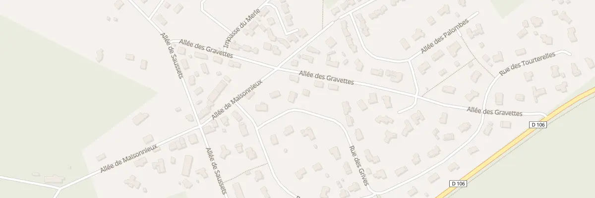 Plan du 460 Rue des Grives à Saint-Jean-d’Illac