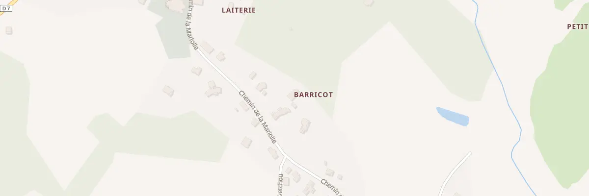 Plan du 201 Che de la Mariolle à Montfort-en-Chalosse