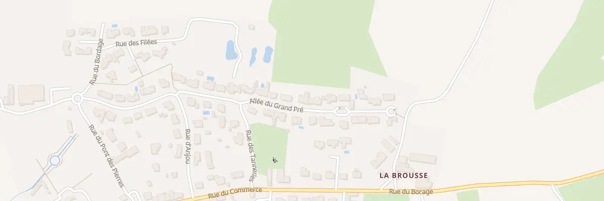 Plan du 9 All du Grand Pré - Loublande à Mauléon