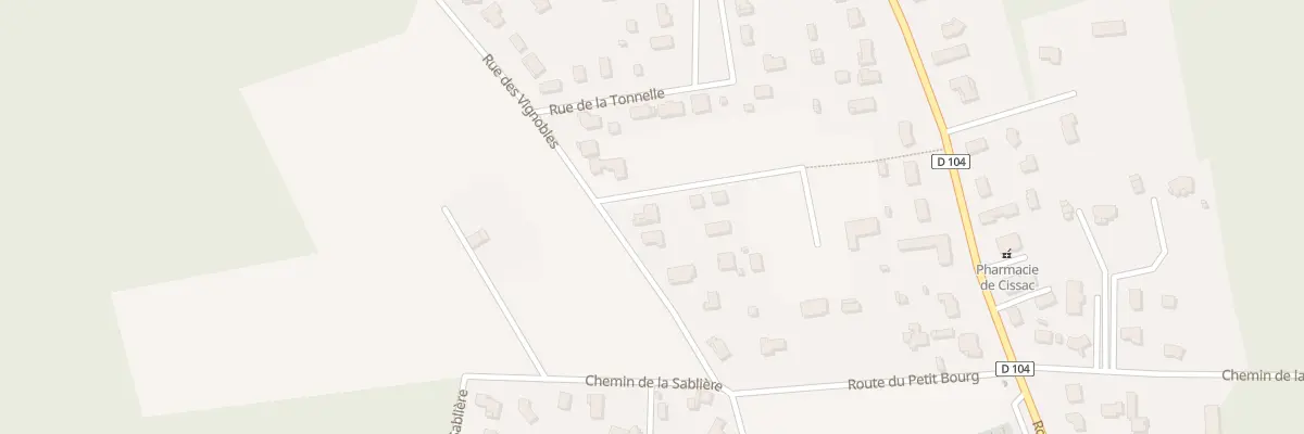 Plan du 14 Rue des Vignobles à Cissac-Médoc