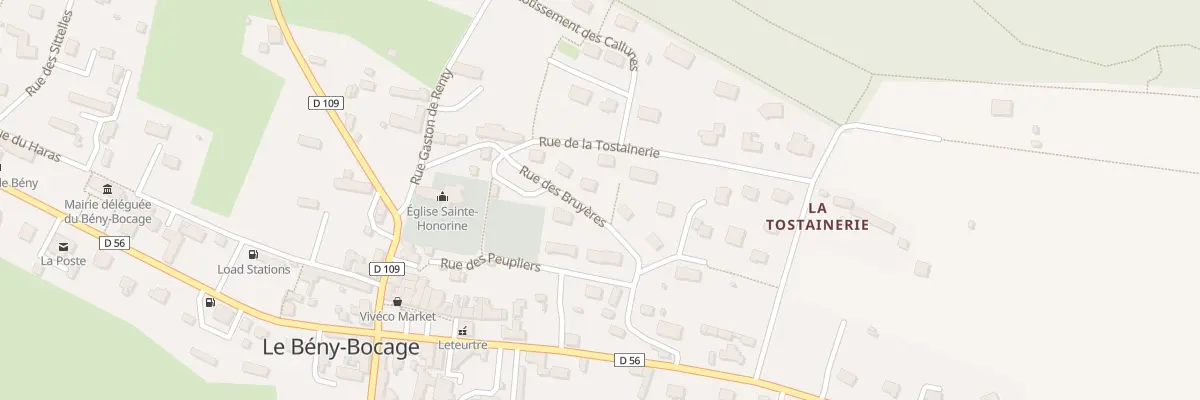 Plan du 15 Rue des Bruyeres - Beny Bocage à Souleuvre en Bocage