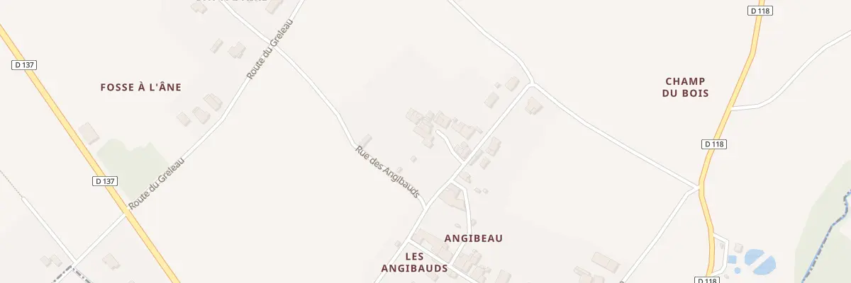 Plan du 14 Rue des Angibauds à Beurlay