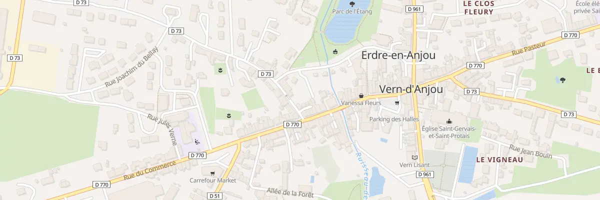 Plan du 53 Rue du Commerce à Erdre-en-Anjou