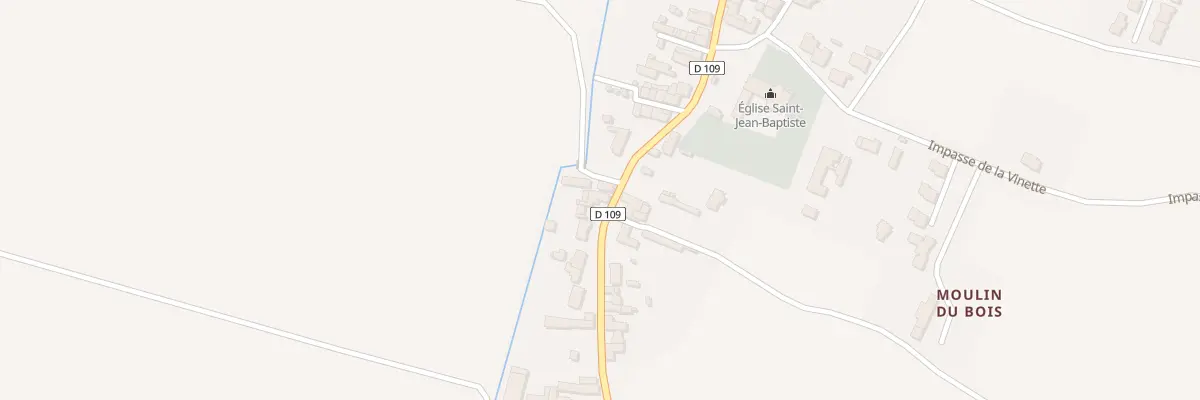 Plan du 20 Rue du Moulin à Taugon