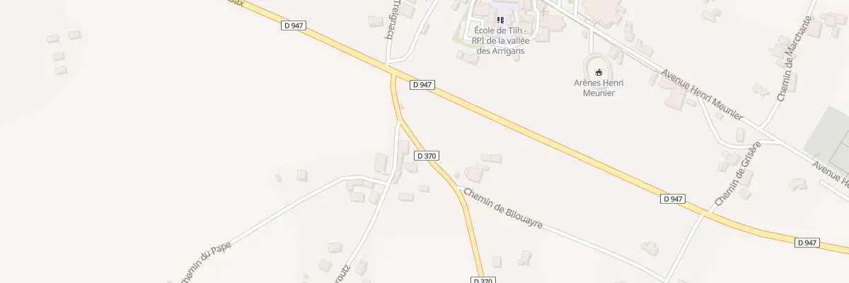 Plan du 71 Rte de Saint-girons à Tilh