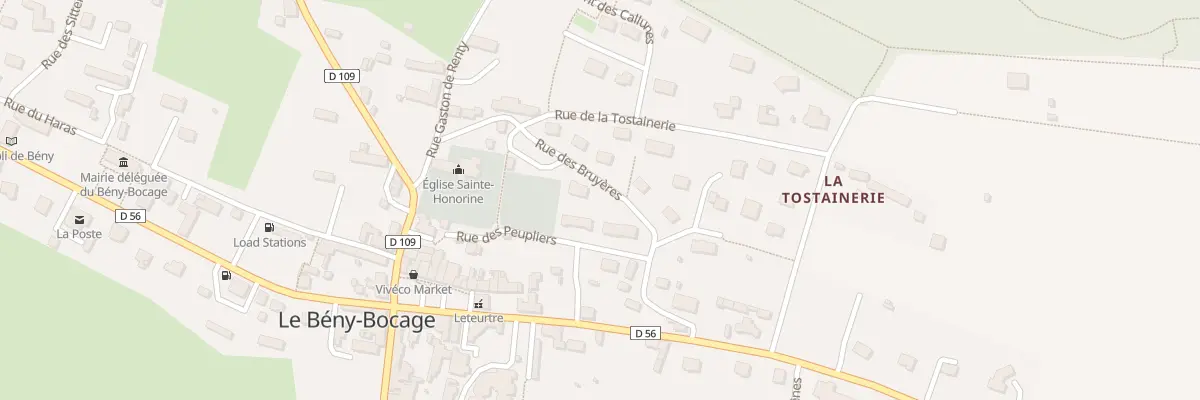 Plan du 4 Rue des Bruyeres - Beny Bocage à Souleuvre en Bocage