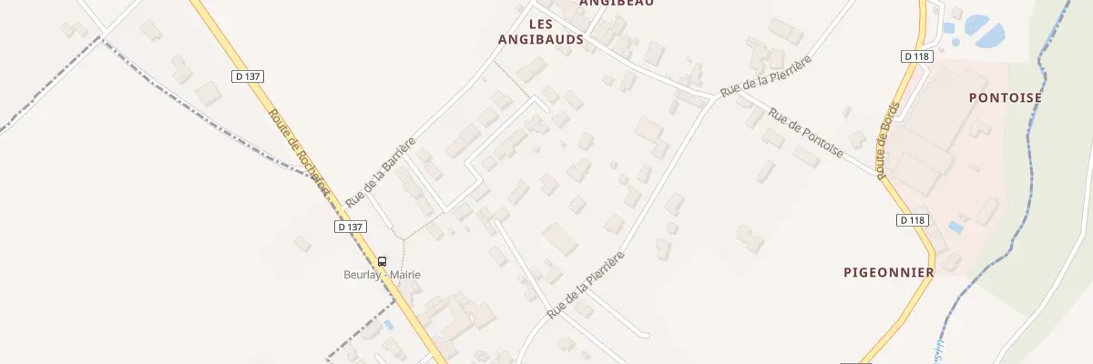 Plan du 15T Rue de la Pierrière à Beurlay