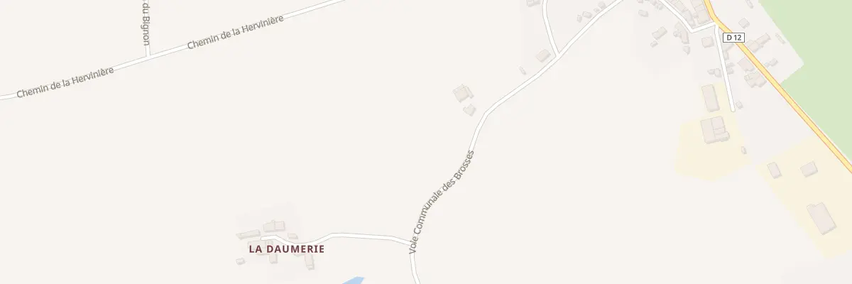 Plan du 188 Vc des Brosses à Vautorte