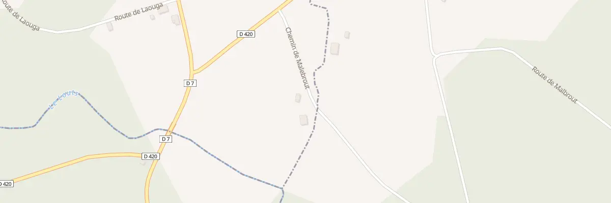Plan du 124 Che de Malebrout à Saint-Geours-d’Auribat