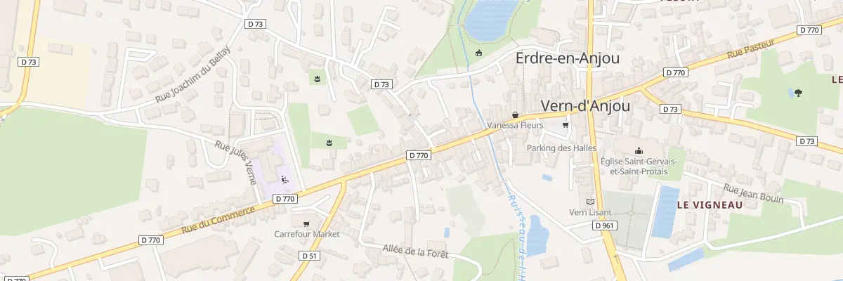 Plan du 57 Rue du Commerce à Erdre-en-Anjou