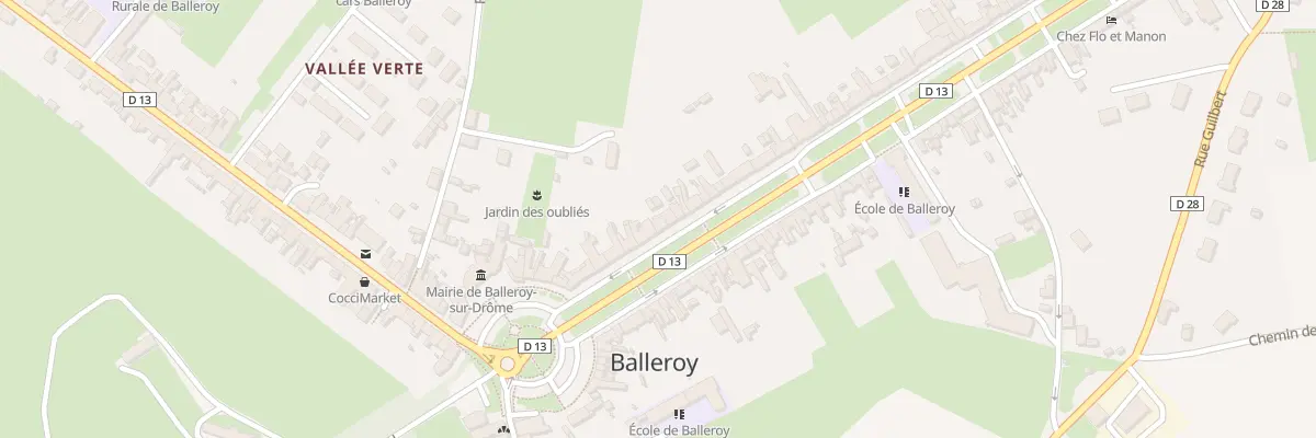 Plan du 14 Rue du Sapin (Balleroy) à Balleroy-sur-Drôme