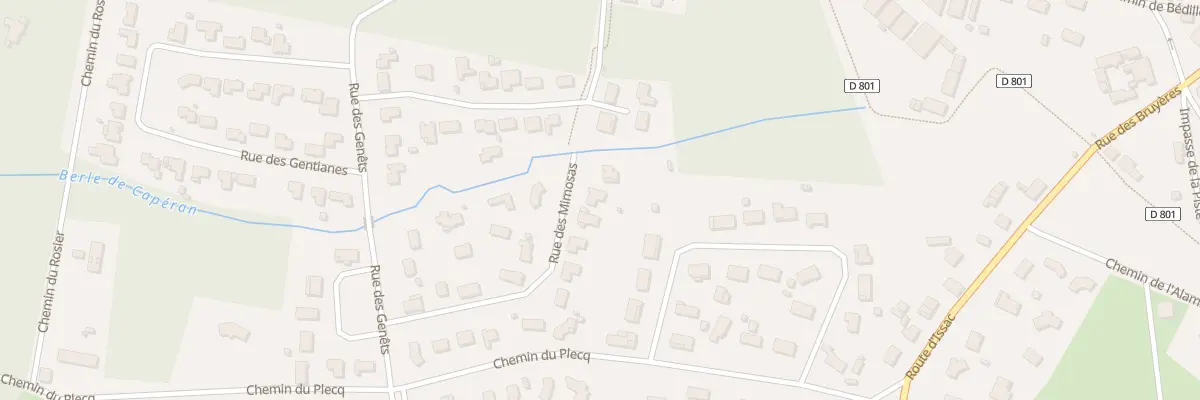 Plan du 22 Rue des Mimosas à Salaunes