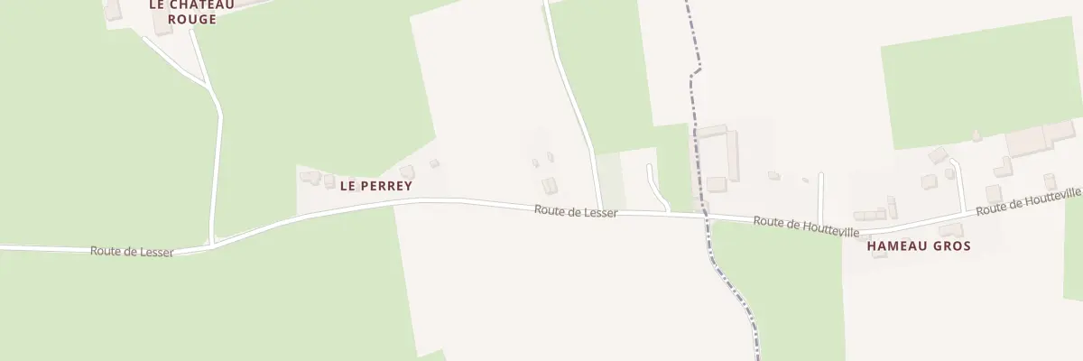 Plan du 2109 Rte de Lesser à Surrain