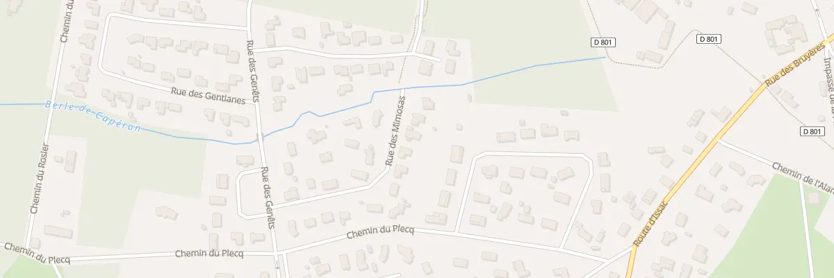 Plan du 20 Rue des Mimosas à Salaunes