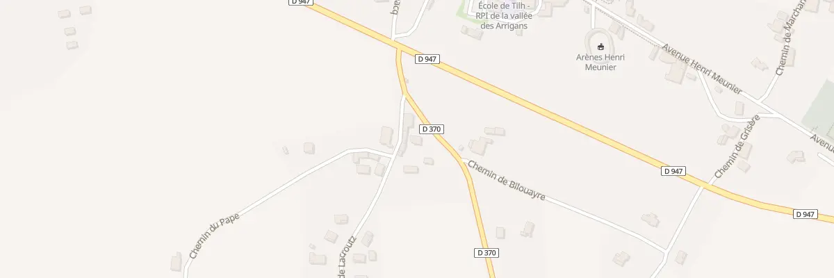 Plan du 7 Che de Lacroutz à Tilh