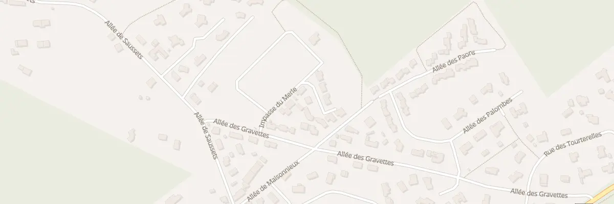 Plan du 144 Imp du Merle à Saint-Jean-d’Illac