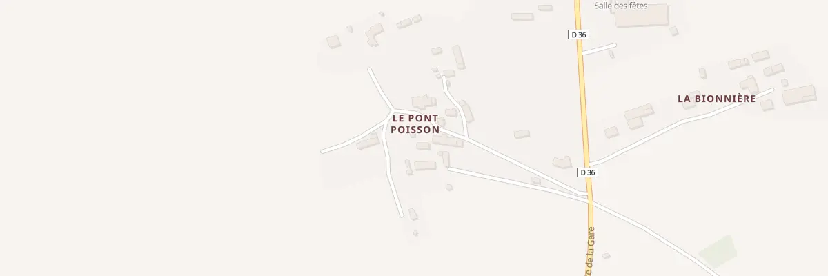 Plan du 301A Le Pont Poisson à Barenton
