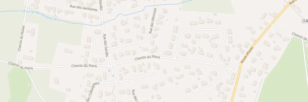 Plan du 12 Rue des Mimosas à Salaunes