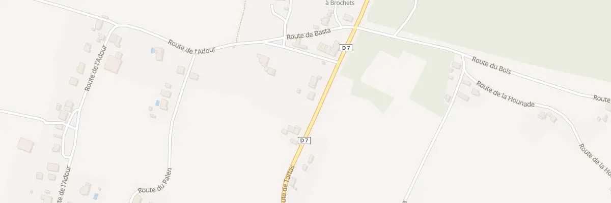 Plan du 419 Rte de Tartas à Onard