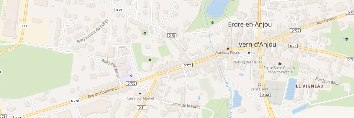 Plan du 65 Rue du Commerce à Erdre-en-Anjou