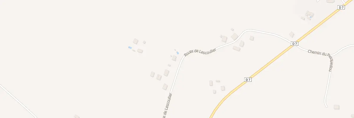 Plan du 8 Rte de Lescoulier à Audon