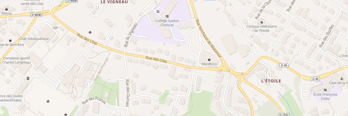 Plan du 19 Rue des lilas à Pouzauges