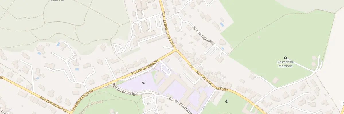 Plan du 21 Rue du bois de la folie à Pouzauges