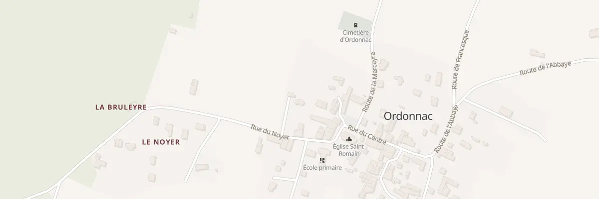 Plan du 4 Rue du Noyer à Ordonnac