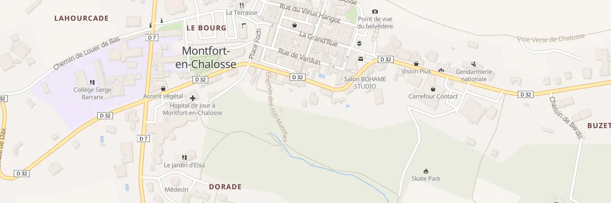 Plan du 266B Av Jean Jaurès à Montfort-en-Chalosse