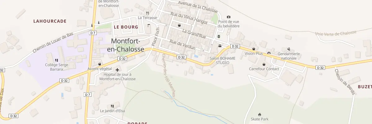 Plan du 266 Av Jean Jaurès à Montfort-en-Chalosse