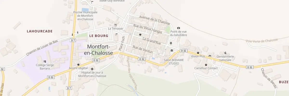 Plan du 63 Rue de Verdun à Montfort-en-Chalosse