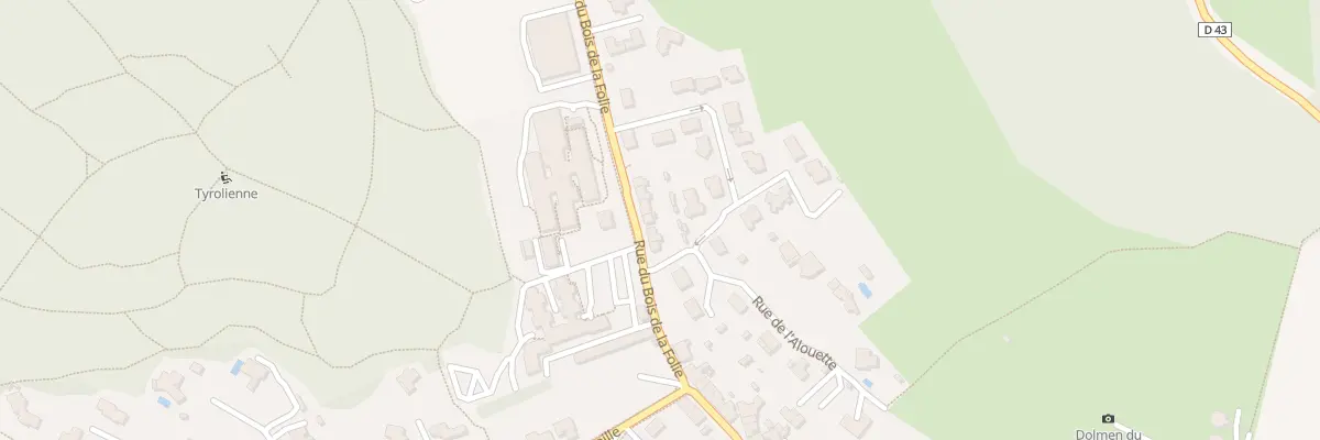 Plan du 72 Rue du bois de la folie à Pouzauges