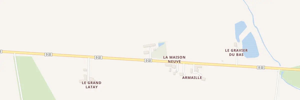 Plan du 1 La Maison Neuve à Prée-d’Anjou