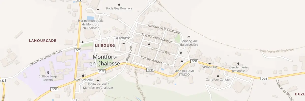 Plan du 58 Gr la Grand Rue à Montfort-en-Chalosse