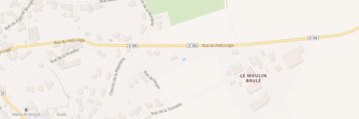 Plan du 62 Rue du petit logis à Sérigné
