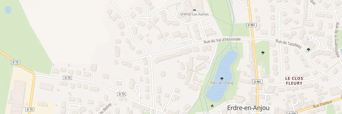 Plan du 18 Rue du Val d’Hommée à Erdre-en-Anjou
