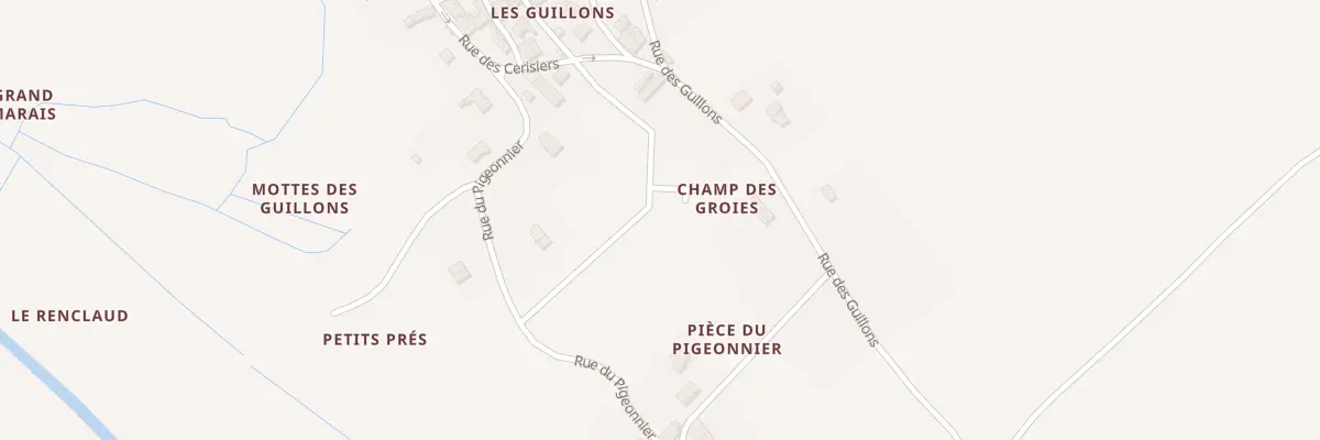 Plan du 13 Rue des Poiriers à Saint-Sulpice-d’Arnoult