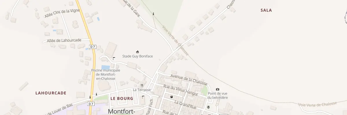 Plan du 138 Rte de la Gare à Montfort-en-Chalosse