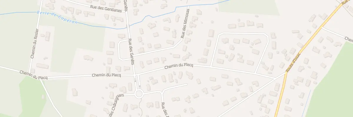 Plan du 10 Rue des Mimosas à Salaunes